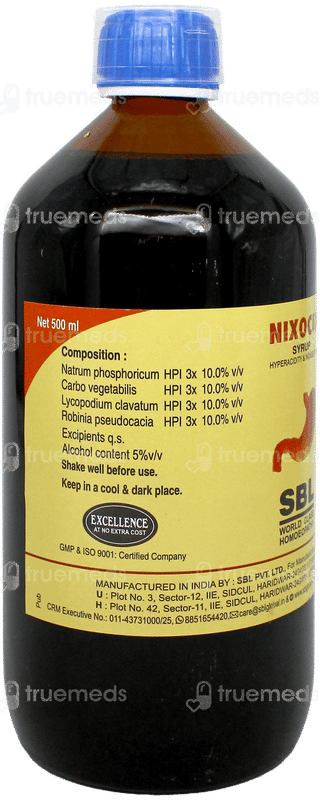Sbl Nixocid Syrup 500Ml